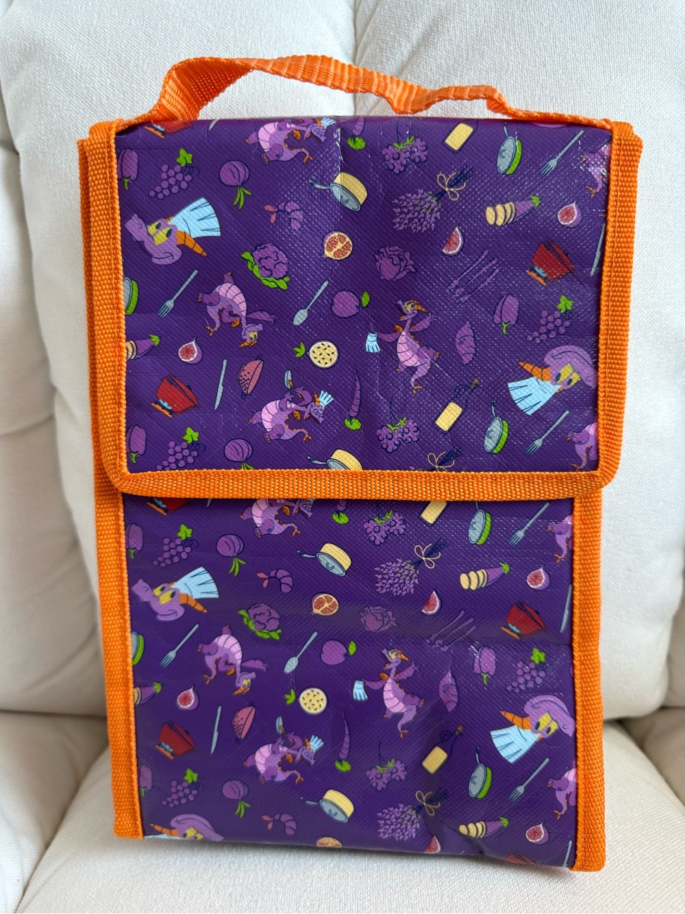Disney Figment EPCOT International Food & Wine Festival Insulated Lunch Bag